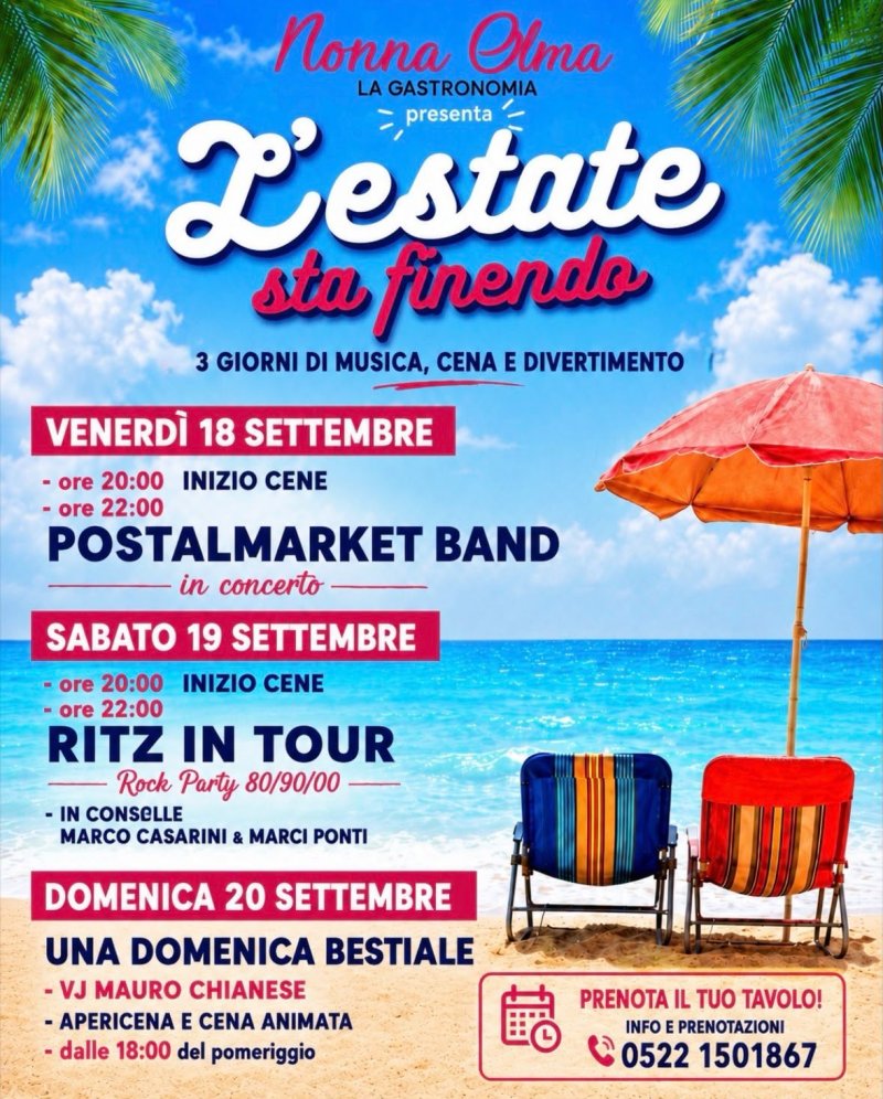 L'ESTATE STA FINENDO