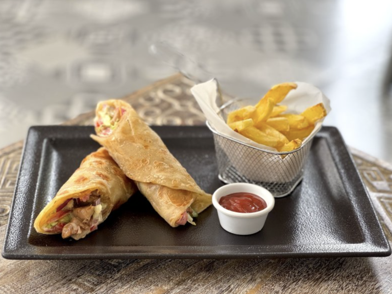 Burger, Chapati & Roll