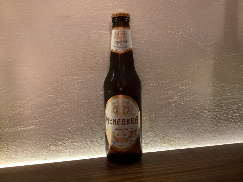 Birra Menabrea in bottiglia 