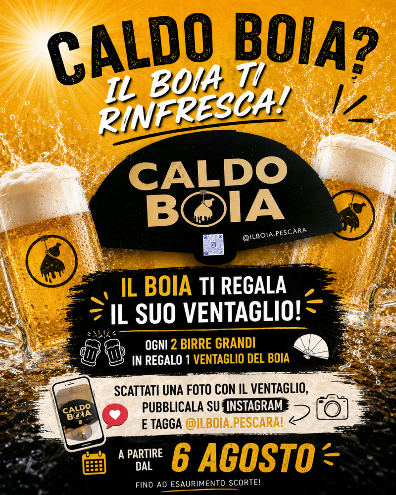 CALDO BOIA? Porta a casa il ventaglio del Boia