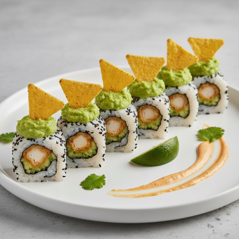 URAMAKI CON POLLO
